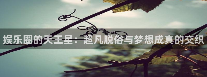 米乐yy易游：娱乐圈的天王星：超凡脱俗与梦想成真的交织